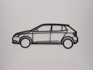 Файл STL Настенное украшение Skoda Fabia TSI ・3D-печать дизайна для загрузки・Cults