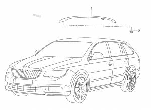 Раскраска шкода октавия
