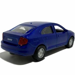 Игрушечная машинка Skoda Rapid синяя