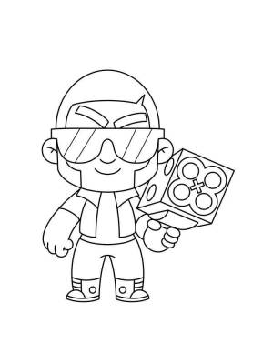 Раскраски Брок Браво Старс