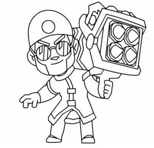 Раскраски Брок браво старс