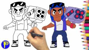 Как нарисовать Брока