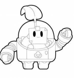 Раскраска Бравл Старс