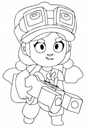 Раскраска Джесси