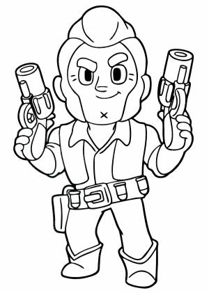 Раскраска Кольт