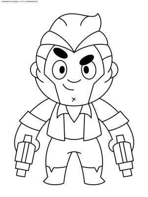 Раскраски Брок браво старс