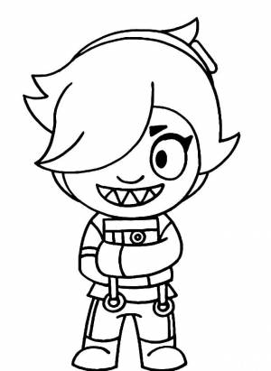 Раскраска Бравл Старс