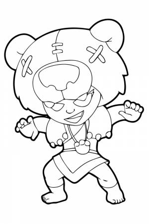 Раскраска Хот род Брок Браво Старс