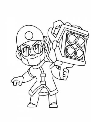 Раскраски Брок Браво Старс   в формате