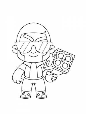 Раскраски Брок Браво Старс   в формате