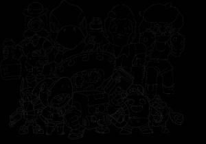 Раскраска браво старс