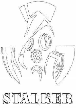 Раскраски Сталкер свобода