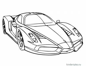 Ferrari» раскраска для детей