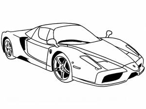 Раскраска Феррари Энцо