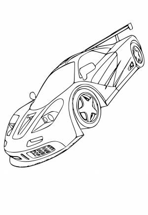 Раскраска Феррари Сила