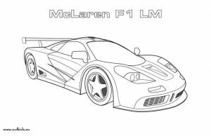 Раскраски машины Феррари