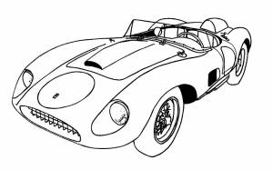 Раскраска Феррари