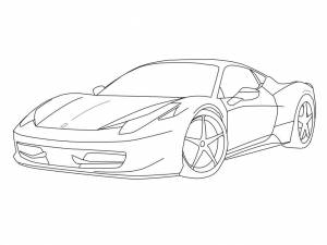 Раскраски Феррари