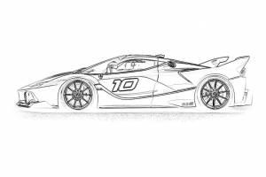 Раскраски Феррари