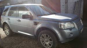 Land Rover Freelander замена порогов, покраска