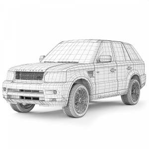 Land Rover Range Rover Sport 2009 3D Модель in Внедорожник 3DExport
