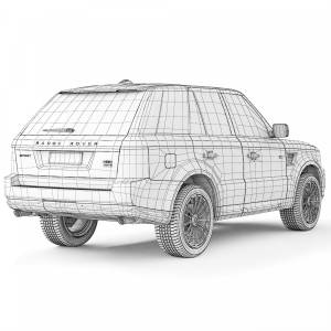 Land Rover Range Rover Sport 2009 3D Модель in Внедорожник 3DExport