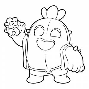 Раскраска Спайк Браво Старс