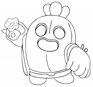 Раскраска Спайк