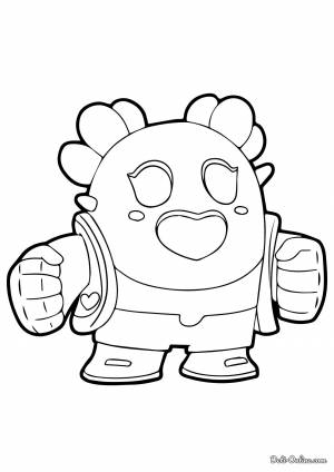 Раскраска Сакура Спайк Браво Старс