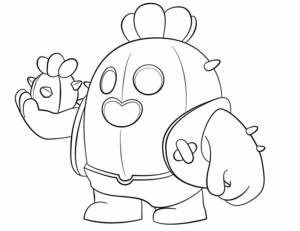 Раскраска Спайк