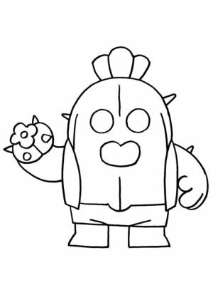 Раскраска Спайк Браво Старс  картинку для мальчиков