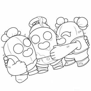 Раскраска Спайк