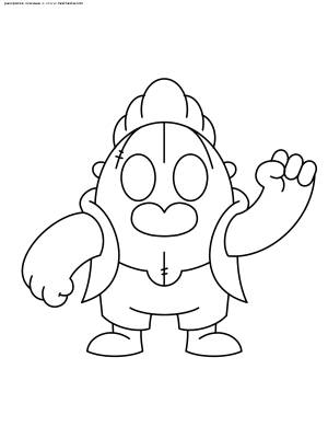 Раскраска Спайк