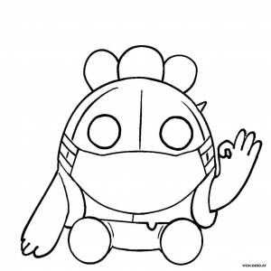 Раскраска браво старс спайк