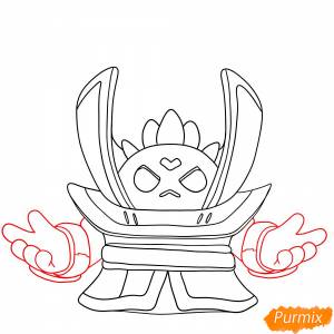 Как нарисовать Спайка из Бравл Старс поэтапно 10 уроков