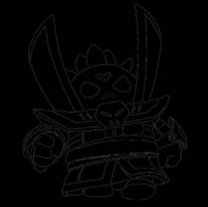 Раскраска Темный лорд Спайк