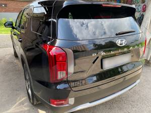 Легкая полировка кузова нового Hyundai Palisade с защитой керамикой в Краснодаре