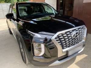 Легкая полировка кузова нового Hyundai Palisade с защитой керамикой в Краснодаре