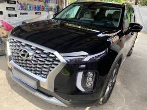 Легкая полировка кузова нового Hyundai Palisade с защитой керамикой в Краснодаре