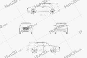 Hyundai Palisade 2021 Чертеж