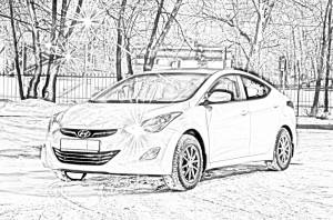 DataLife Engine > Версия для печати > Рисунок хендай солярис раскраска