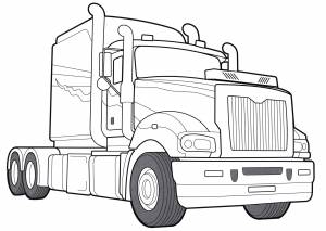 Раскраска Mack Trucks