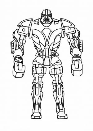 Раскраски Живая сталь