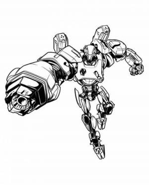 Раскраски Живая сталь майдас