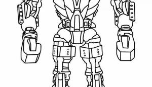 Раскраски Атом живая сталь