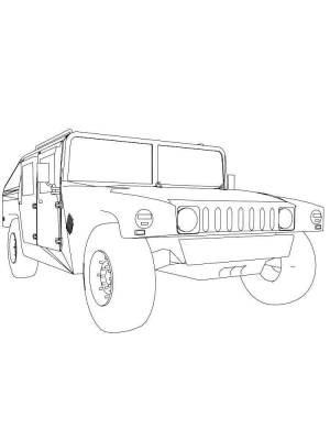 Раскраски Хаммер