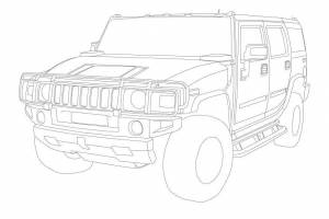 Раскраски Хаммер