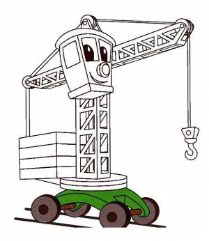 Раскраски кран