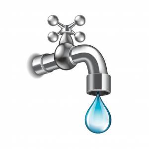 Кран с водой рисунок