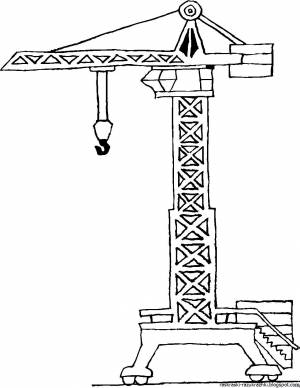 Раскраски кран